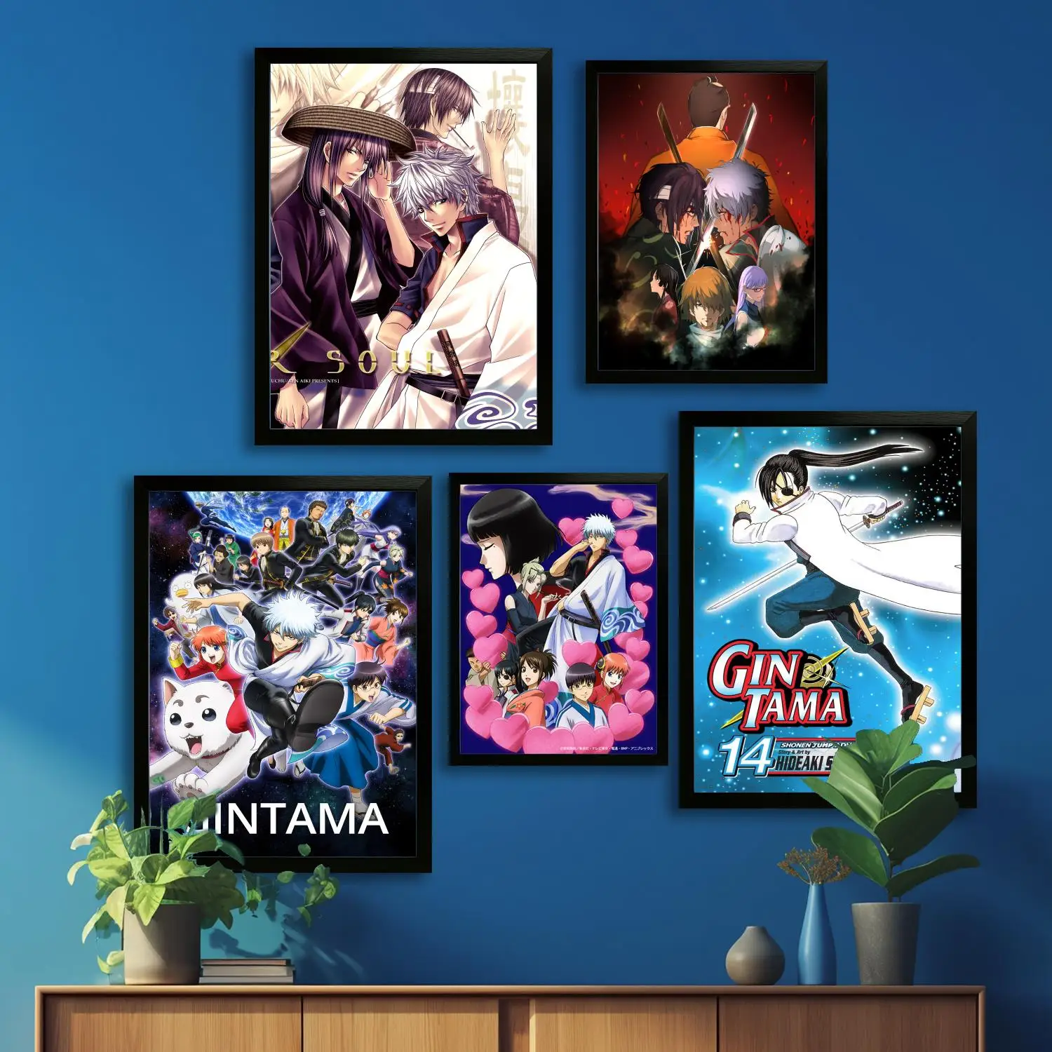 Gintama Movie TV Show Печать на холсте