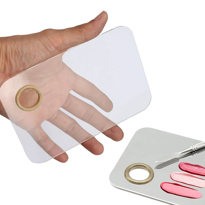 

2Pcs Acrylic Palette Spatula Rod Gel Foundation Eye Shadow Mixing Cream Pigments for Makeup Nail Art Manicure Tool Makeup Tools