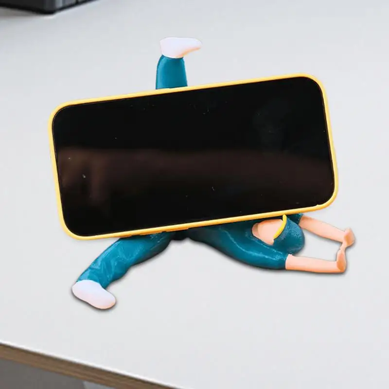 Пластиковая подставка для телефона с веселым рисунком настольное украшение