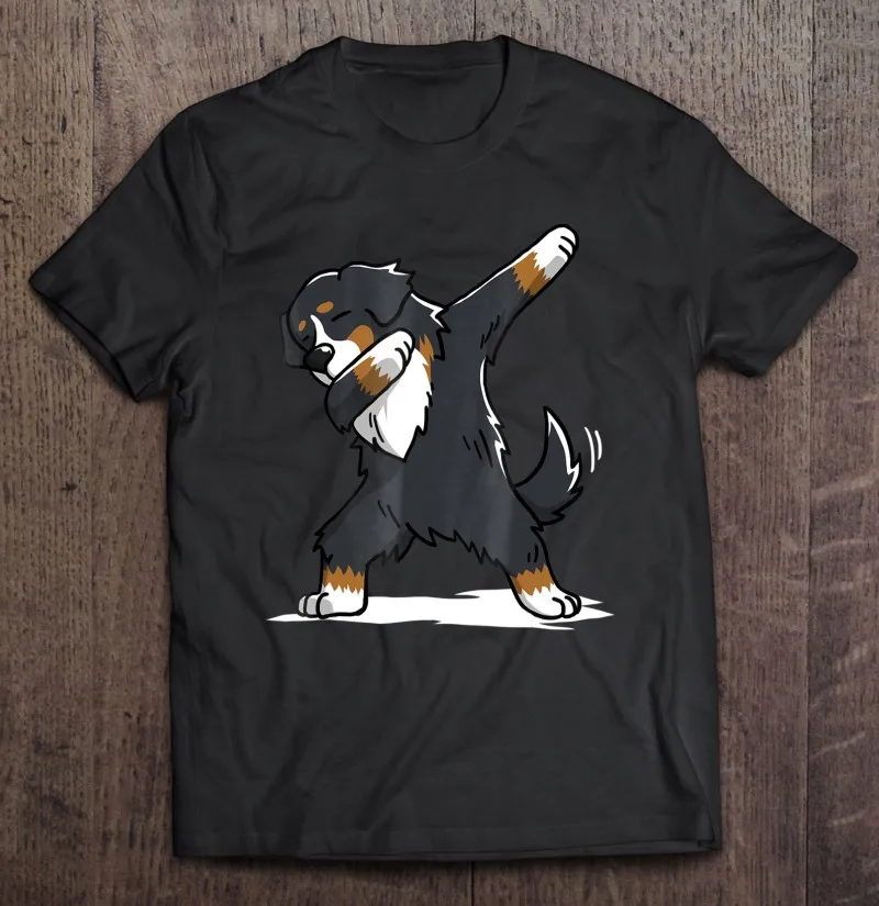 

Футболка Bernese Mountain Dog Dab Dance Gif аниме футболка женская Эстетическая одежда мужская хлопковая одежда