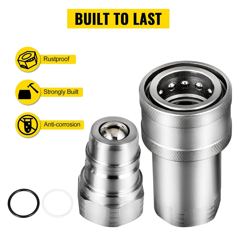 LSQ-S4-04 1/2 дюйма NPT ISO5675 гидравлический быстроразъемный тракторный соединитель