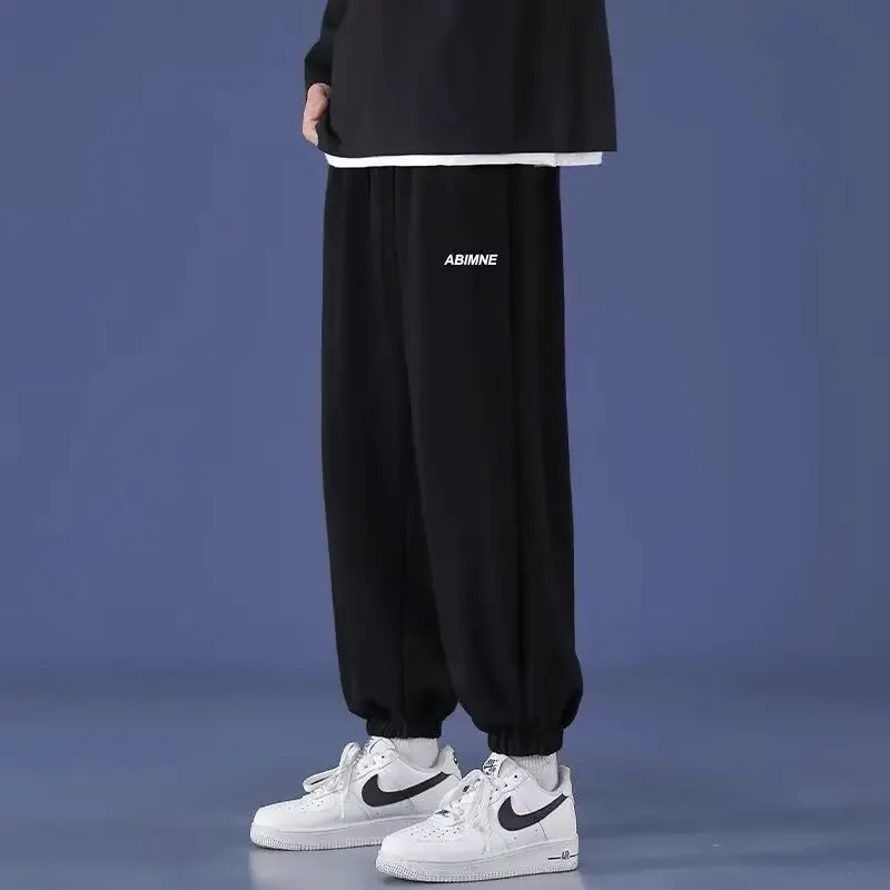 2024 весенне-осенние новые мужские спортивные повседневные брюки свободного кроя