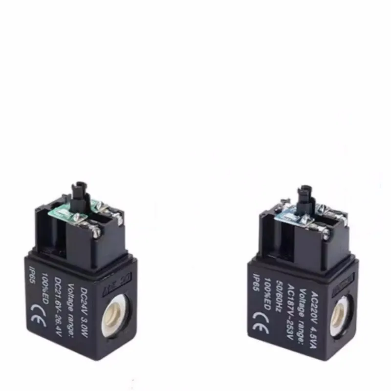 Фото Катушки пневматических электромагнитных клапанов Airtac для моделей 4V210, 4V210-08, 4V310-10, 4V410-15, AC220V, DC24V, 3V2V №4