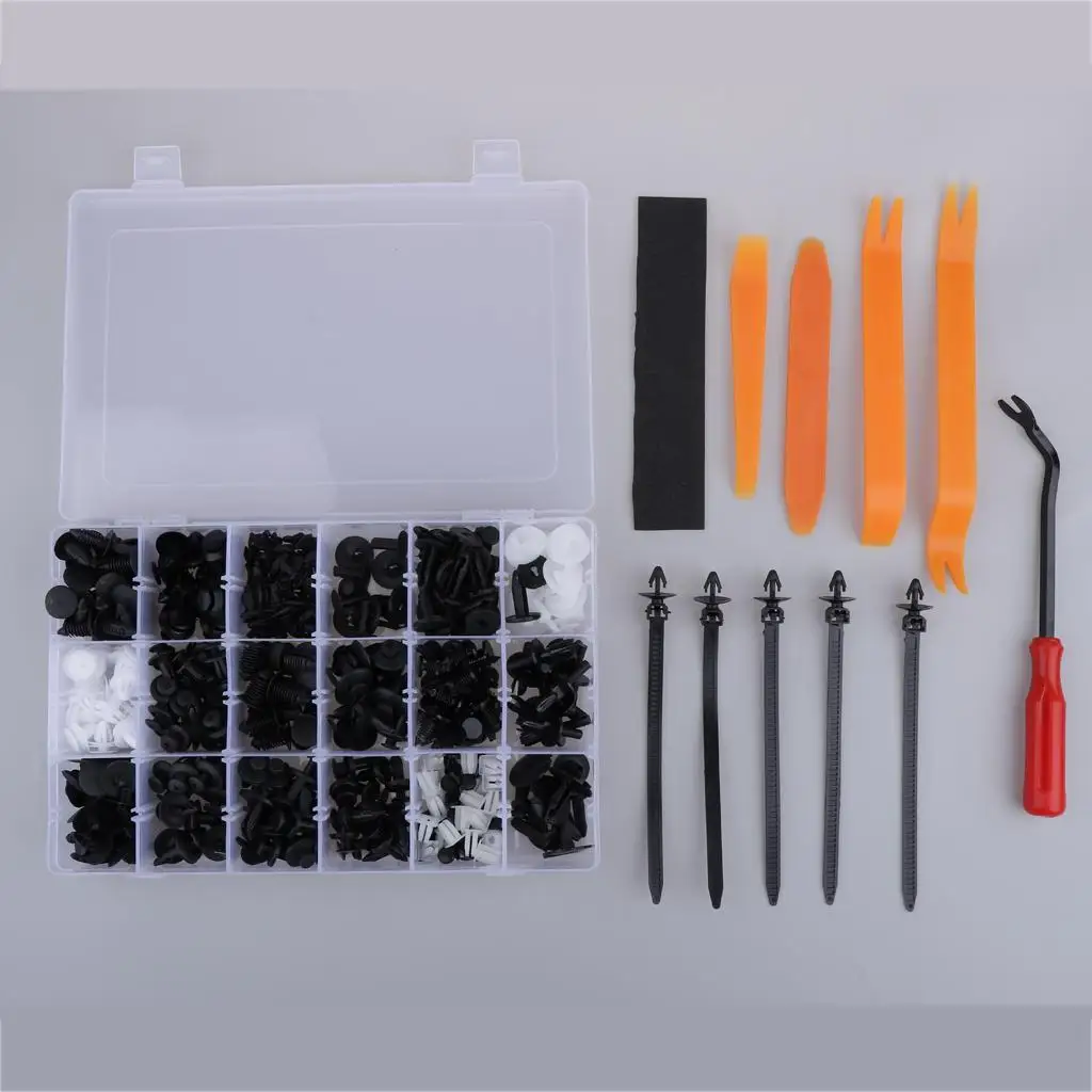 

435 Clips + Tools body holder rivet trim strip fastening screwdriver