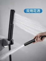 rain shower head black chrome metal filter shower system faucets home improvement dusche armaturen bathroom faucets