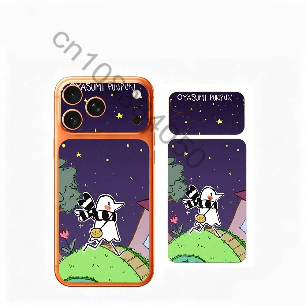 Фото Защитная пленка-наклейка Goodnight Oyasumi P-Punpun для задней панели iPhone 17 Pro или 17 Pro Max с наклейкой для камеры №5