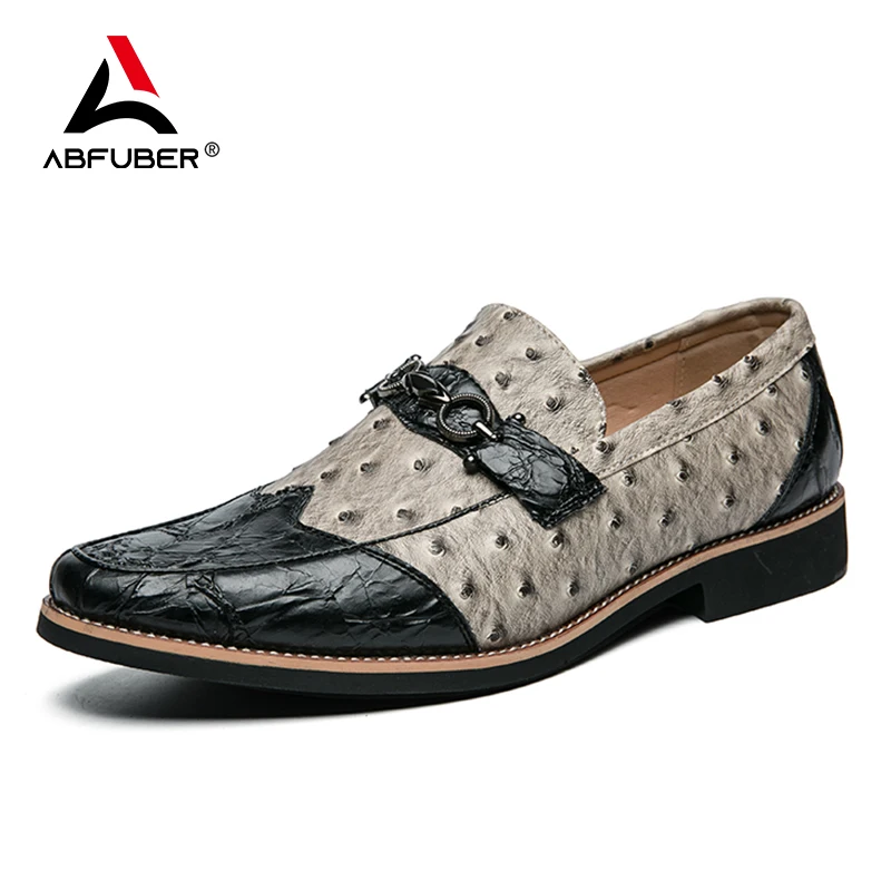 Модные лоферы без шнуровки Penny кожаная мужская обувь платье с острым носком и