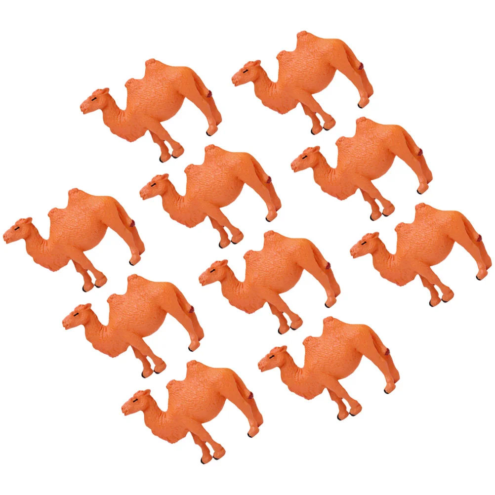 

10pcs Simulation Camel Figurines Camel Statues Desktop Ornaments Camel Figures