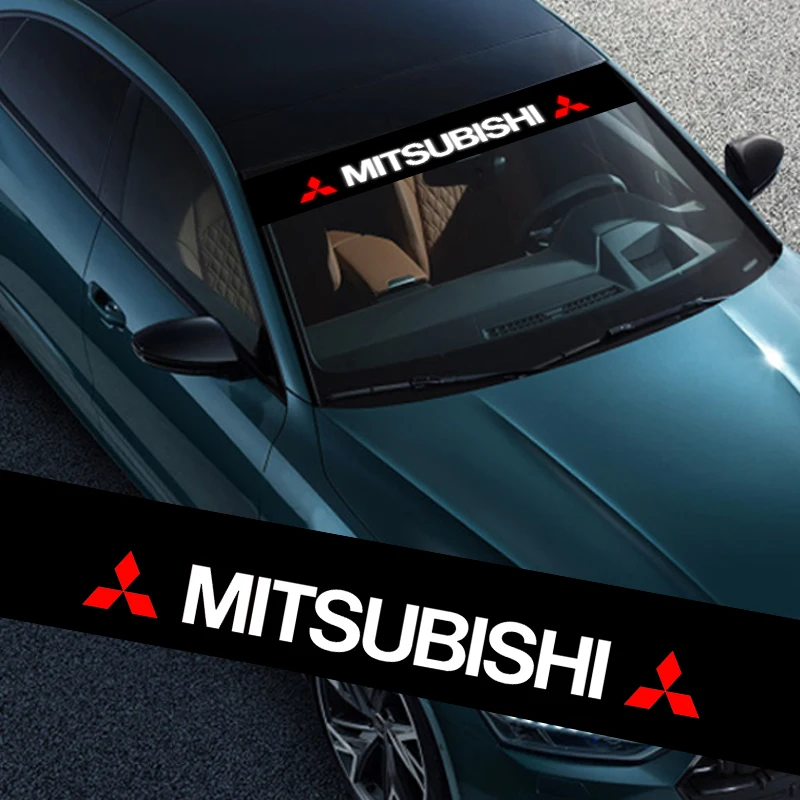 

Creative Car Sticker Car Front Rear Windshield Body Decals Decoration Accessories For Mitsubishi Pajero Sport Lancer 9 Outlander