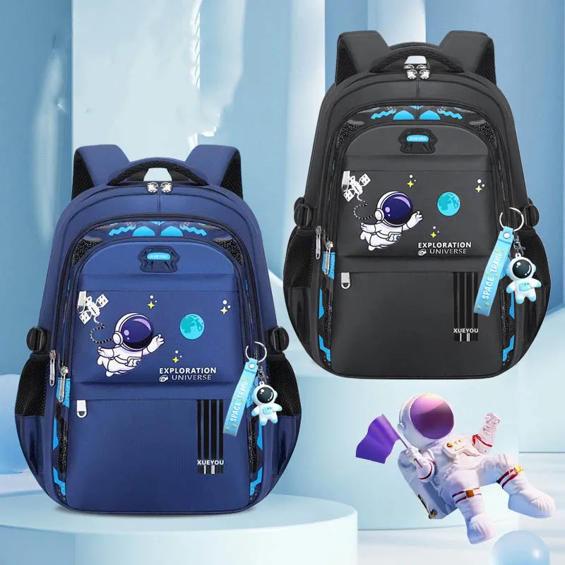 

School Bags for Boys Shoulder Backpack Bagutte Children Spinal Protection Light Big Capacity New Astronaut Waterproof Kids