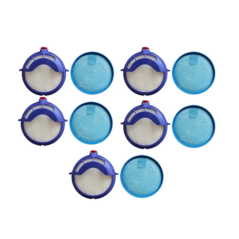 5 упаковок моющийся предварительный фильтр сменный двигатель HEPA-фильтра