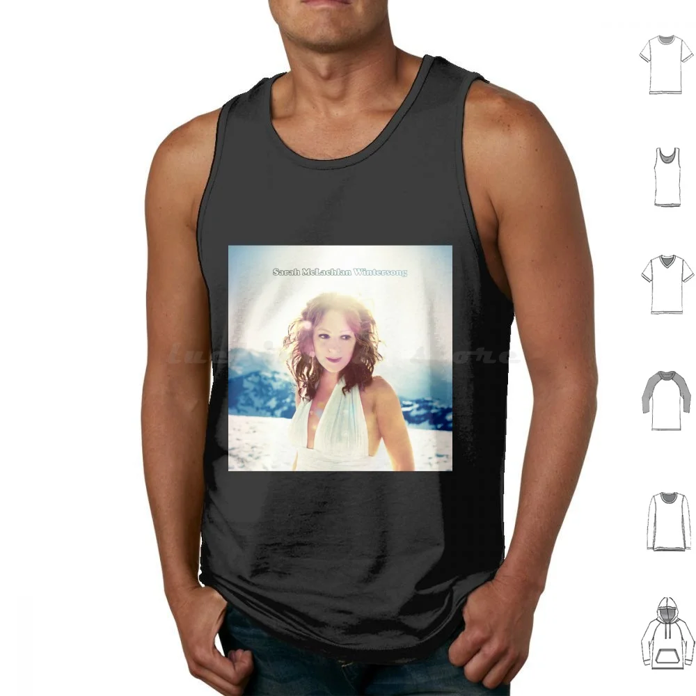 Топ Сара Mclachlan Wintersong жилет без рукавов последневное свечение сверкающий в