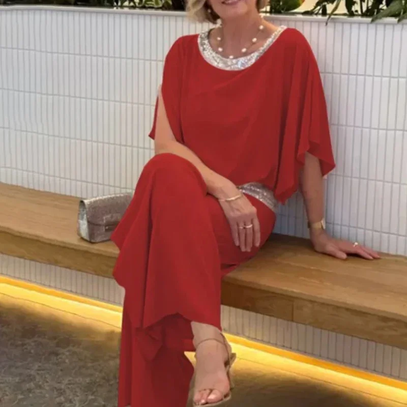 Женский модный костюм в стиле пэчворк Элегантная блузка с круглым вырезом и