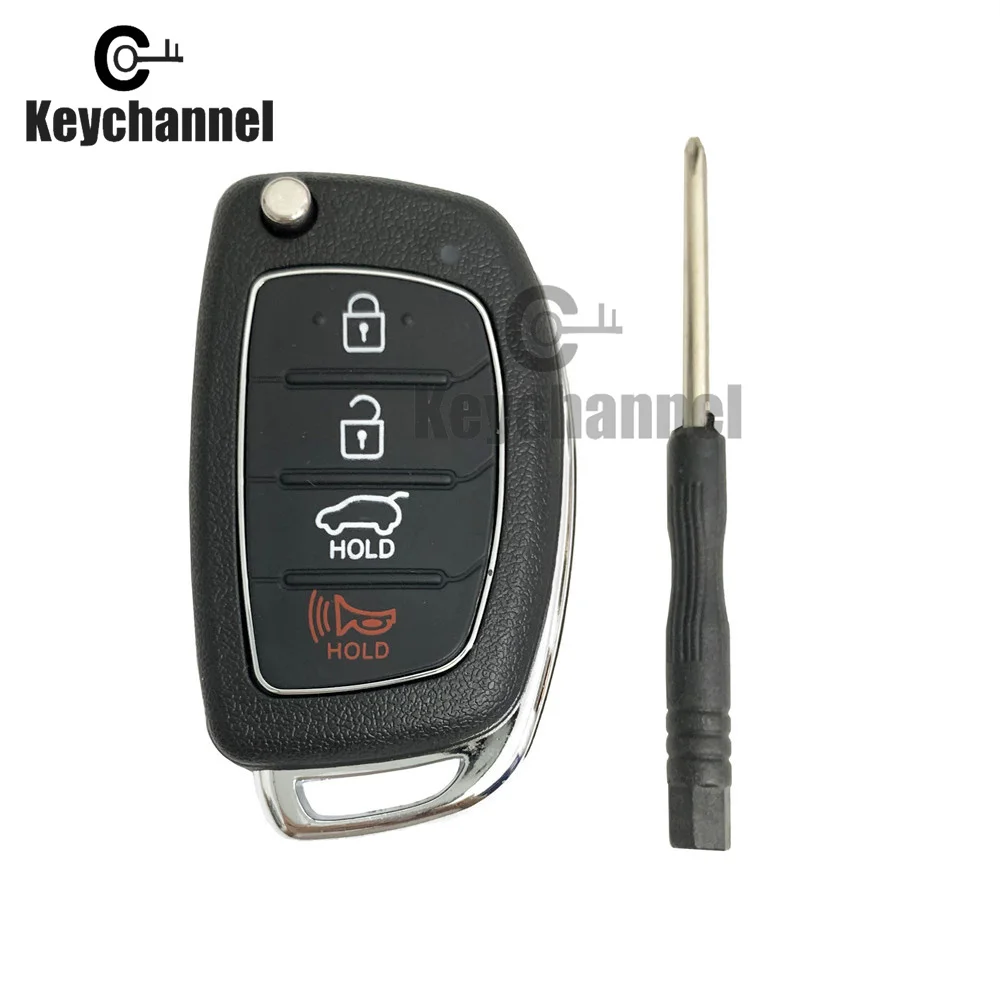 

Чехол-брелок для автомобильного ключа TOY40 с 3 и 4 кнопками для Hyundai Sonata