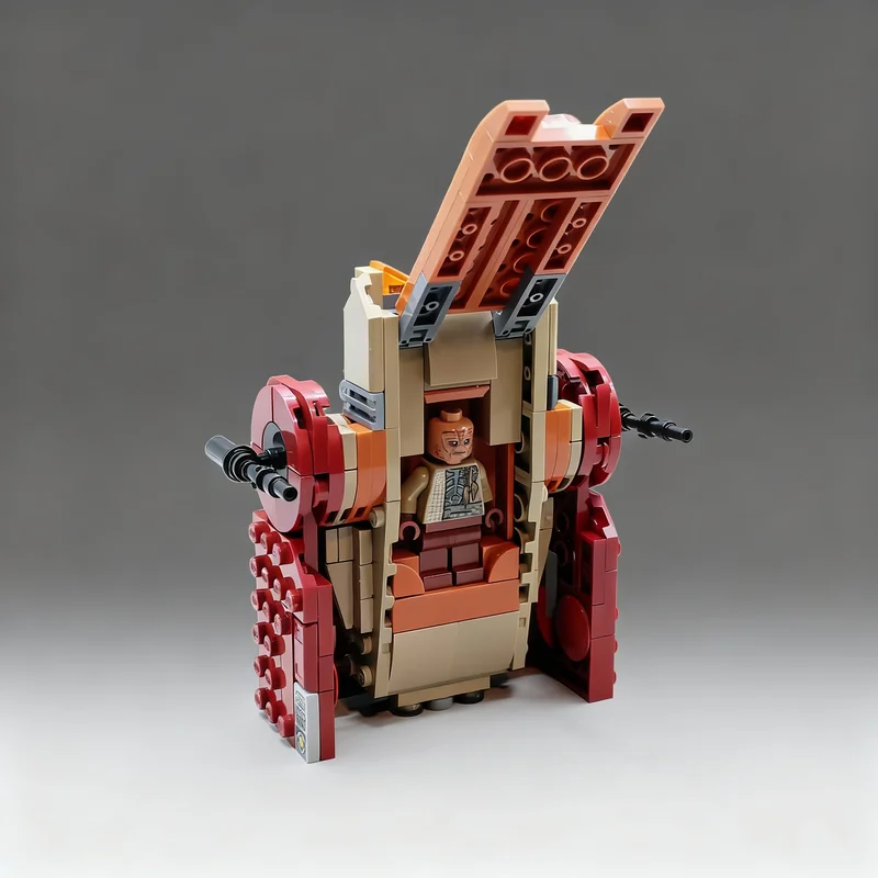 197 деталей MOC Star Battle Armored Sentinel Transport AST-5, модель из строительных блоков, архитектурный конструктор, креативная коллекция, 3D подарок на день рождения (art.: 3920dcc27ca81) - 3920dcc27ca81