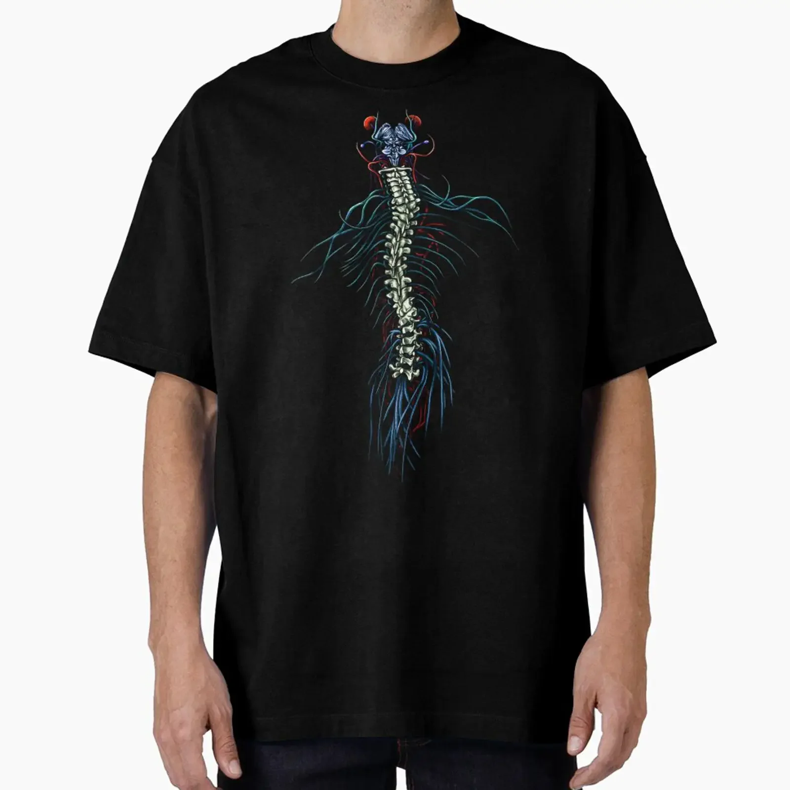 Фото Trilobite Human, разработанная и продаваемая компанией FreyStrandDraws, винтажная, мягкая, слегка дышащая, стильная, эластичная дизайнерская одежда. №1