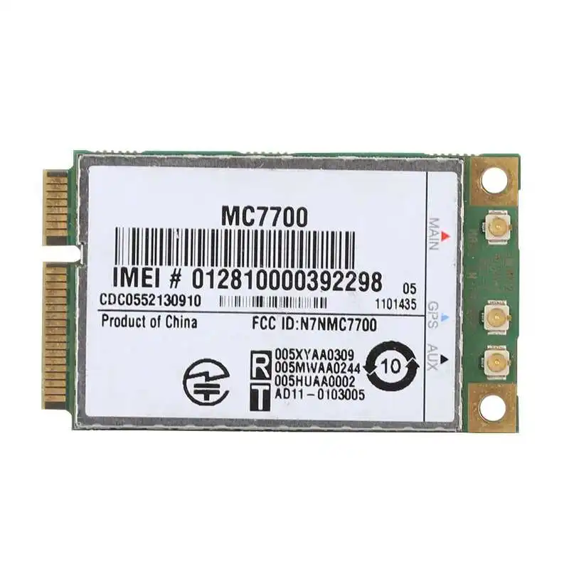 

MC7700 PCI-E 100Mbps 3G/4G LTE FDD Embedded Wireless Module for Windows/Linux