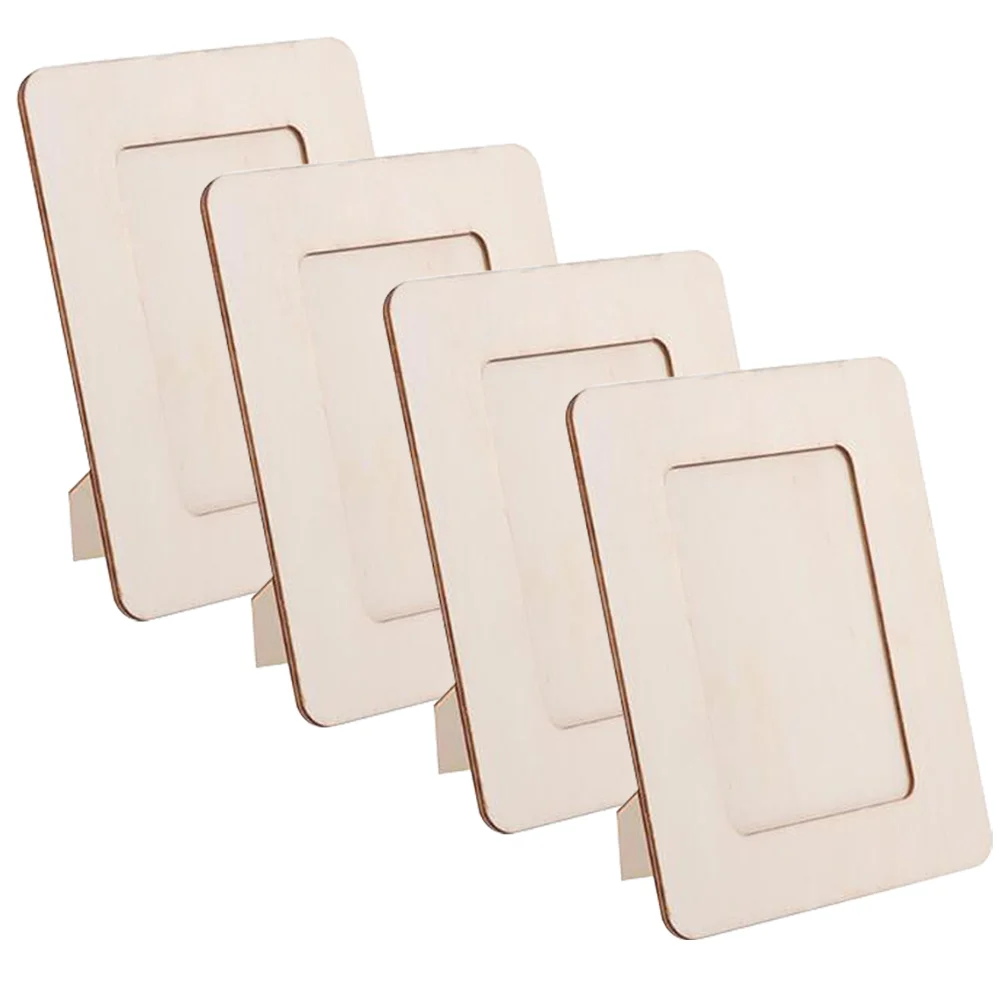 4 шт. деревянные рамки для фотографий