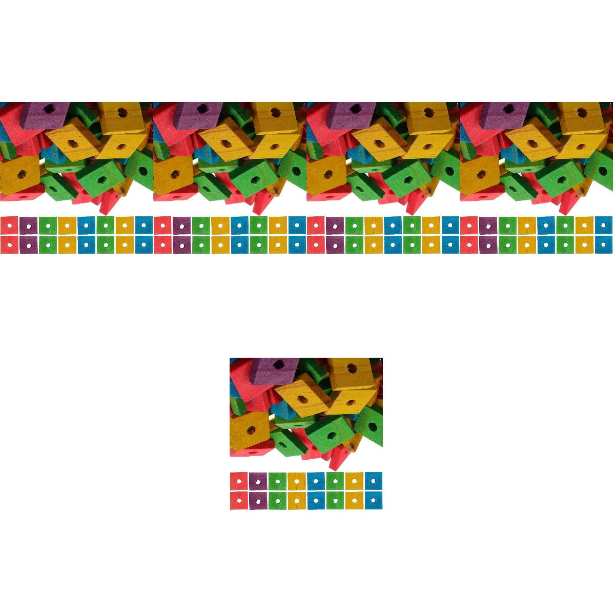 

DIY Wood Chips Parrot Nibbling Toy Wooden Bite Biting Plaything Pet Teeth Grinding Toys