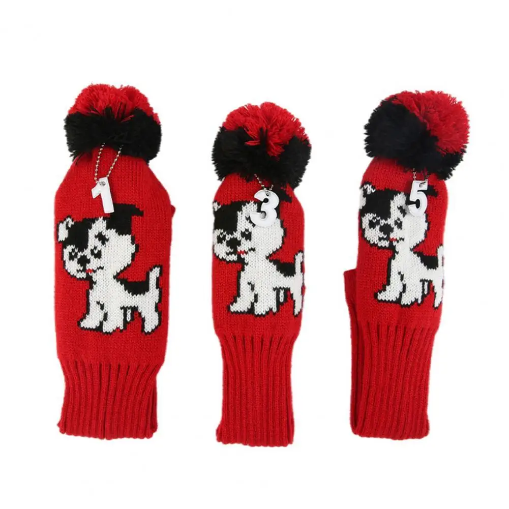 

Чехол из 3-х предметов для гольф-клуба, отличная эластичность, комфорт, многофункциональный защитный чехол из трикотажной ткани для гольфа, ...