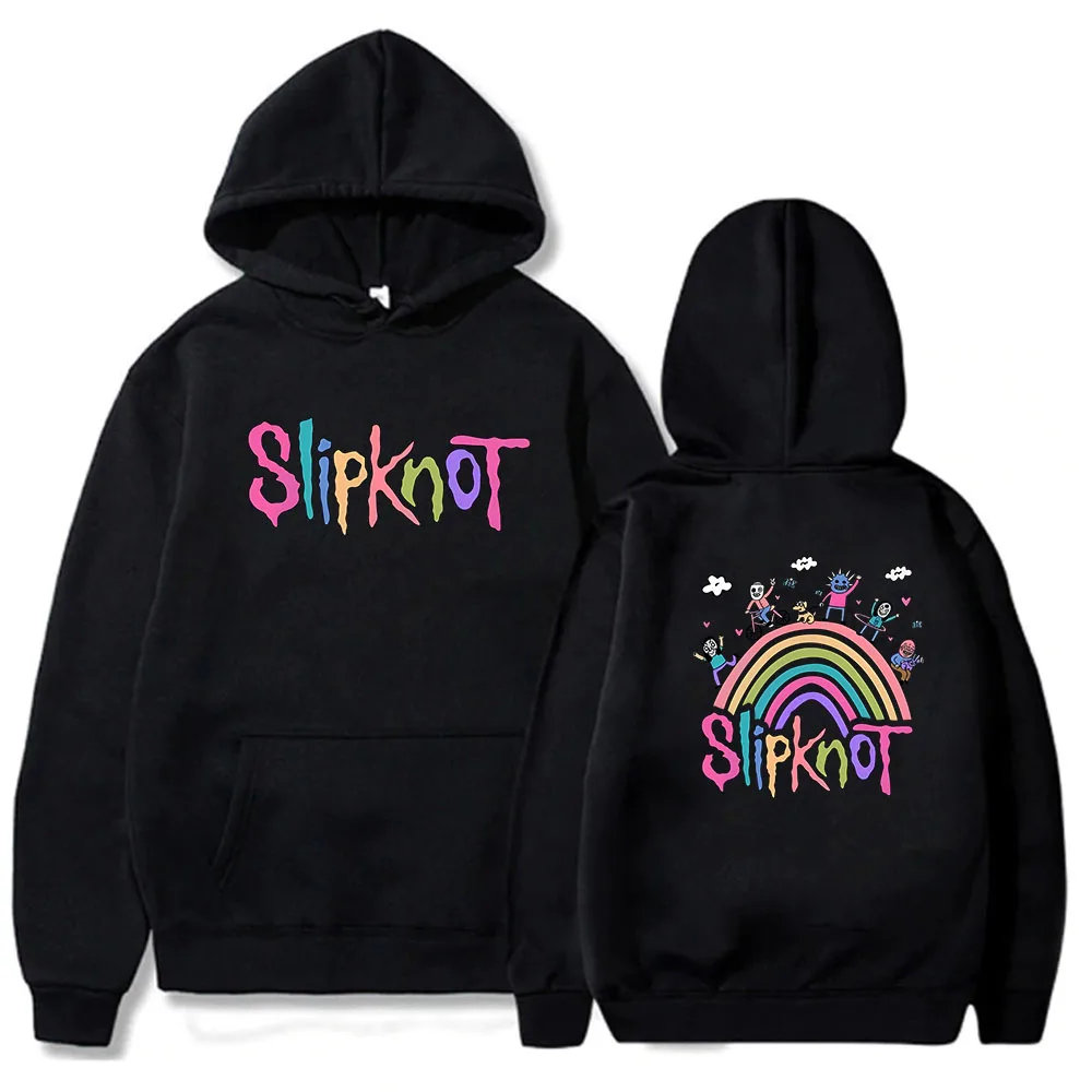 

Толстовка Мужская/Женская Slipknot, толстовка с рисунком рок-группы из тяжелого металла, пуловер с длинным рукавом, одежда в стиле хип-хоп, кофта...