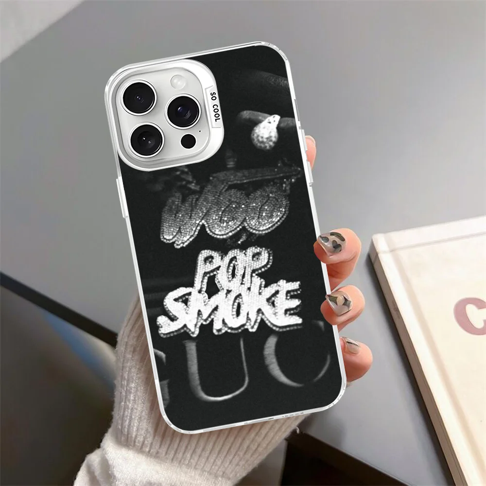 Фото Чехол для телефона Singer Pop Smoke для iPhone 16, 15, 14, 13, 12, 11 Pro Max X XR XSMAX, матовая противоударная задняя крышка №4