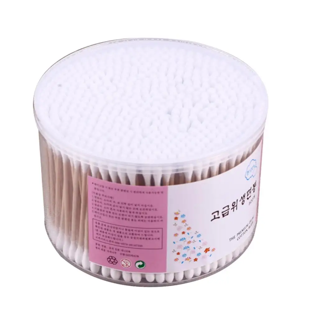 

Disposable 500Pcs Double Heads Cotton Swabs Ear Cleaning Sticks Makeup Tools