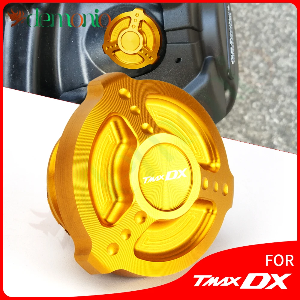 

Motorcycle CNC Aluminum Engine Oil Cap Bolt Screw Filler Cover For Yamaha TMAX SX DX T-MAX500 530 TMAX500 TMAX530 2019 2020 2021