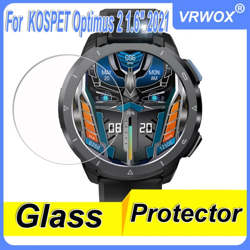 

Tempered Glass For KOSPET Optimus 2 1.6"; 2021 Anti-Scratch Film Anti-fingerprint SmartWatch Screen Protector