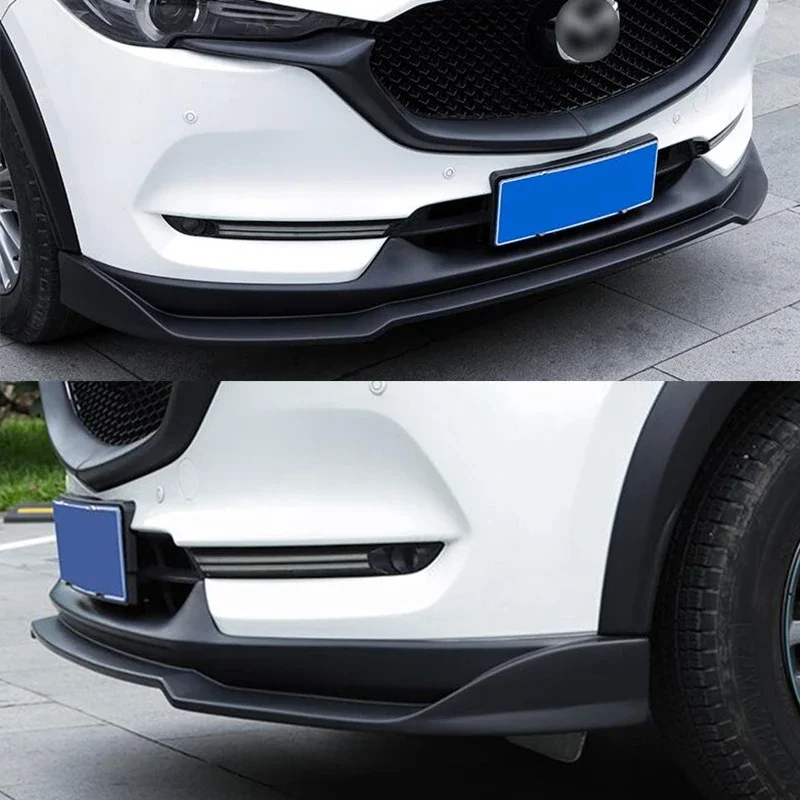Представляем! Для ABS передний бампер диффузор для губ Mazda CX-5 CX8 аксессуары ремонта