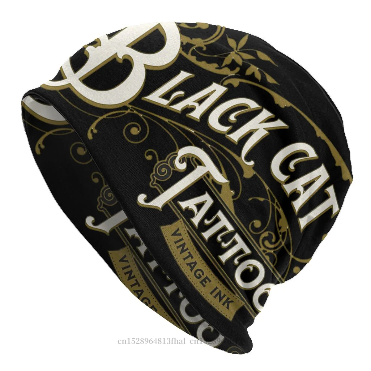 

Tattoo Outdoor Beanie Caps Black Cat Cute And Lord Skullies Beanies Ski Caps Cotton Bonnet Hats
