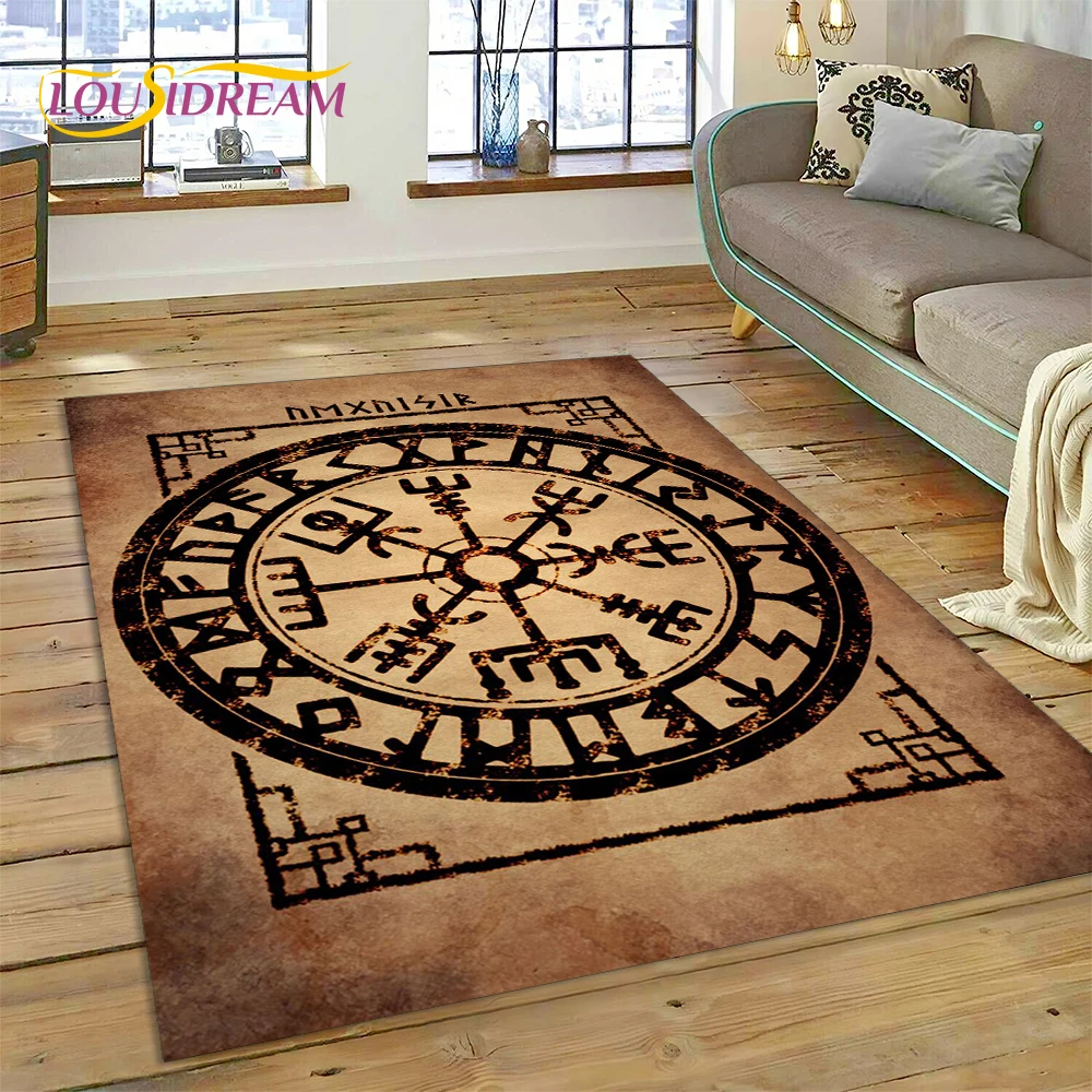 

Коврик LOUSIDREAM 3D скандинавские мифологические символы