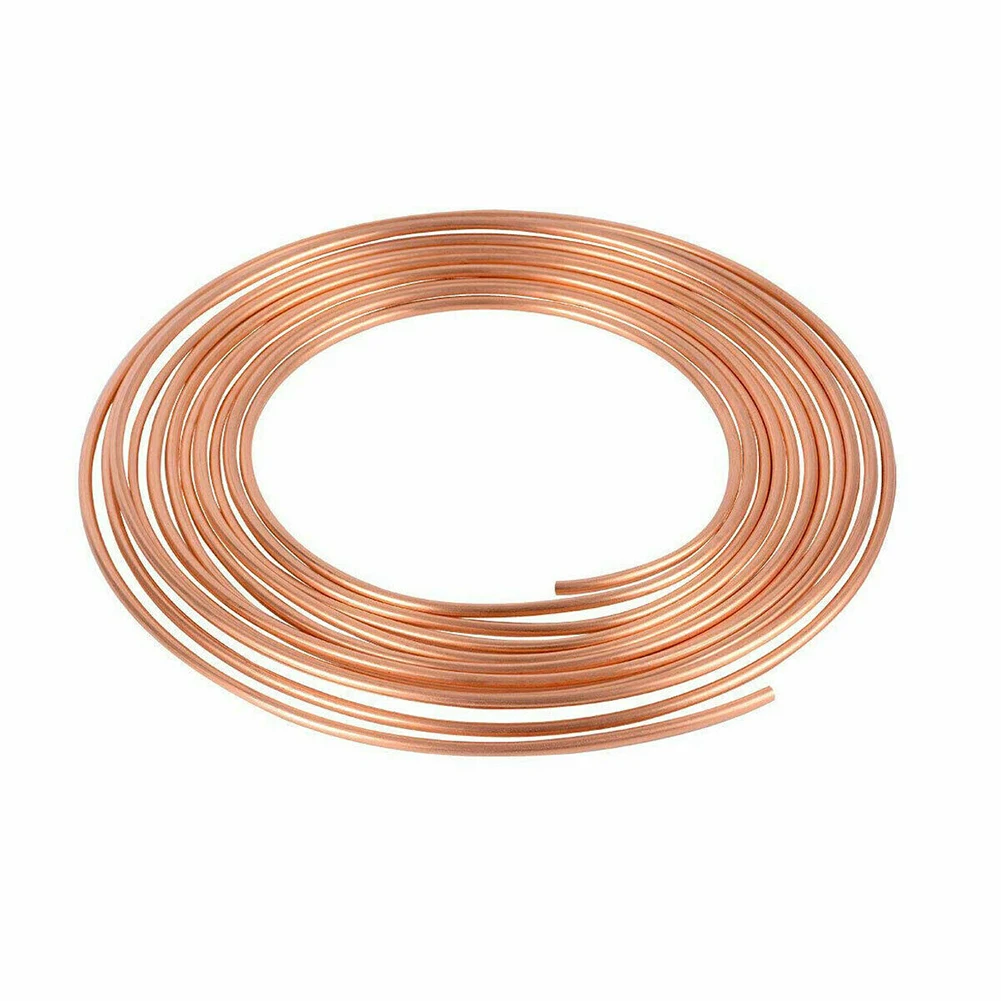 

1/4 Inch OD Universal Car Accessories Auto Brake Line Tubing Air Conditioner Part Anti Rust Fittings 25 Foot Coil Replacement