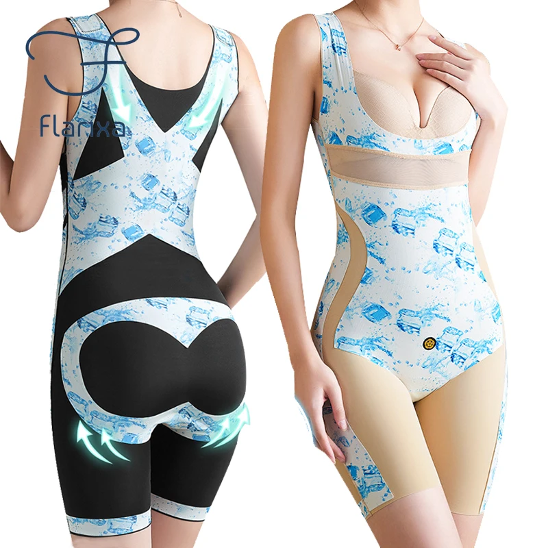 

FALLSLIM 5D Magnetic Levitation Butt Lifter Seamless Shapewear Women Bodysuit Open Crotch Tummy Control Body Shaper Slim Corset