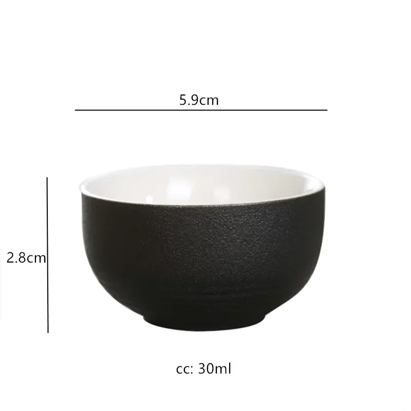 

Черная керамическая чашка NLSLASI 60/80 мл