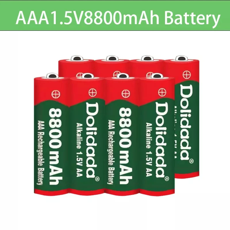 

2-20Pcs Brand Rechargeable Battery AAA1.5V 8800Mah New Alkaline Rechargeable Batery For Led Light Toys Mp3+Free Shipping