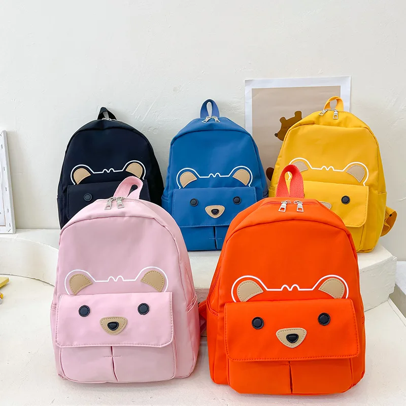 

Baby Backpack Girls Boys Cartoon Animal Children's Travel Home Snacks Toy Storage Bag Kindergarten School Bags Parent-child Bag