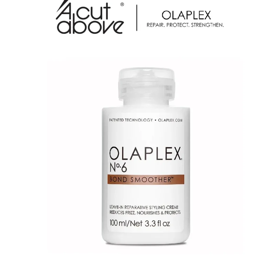 

Olaplex No.6 Смягчающая маска для волос, не требующая мытья, восстанавливает и укрепляет волосы всех типов, укладывает волосы, уменьшает их появление, 100 мл