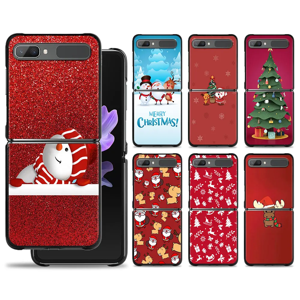 

Merry Christmas Snowman Snow Phone Case For Samsung Galaxy Z Flip Z Flip3 5G Z Flip4 Hard PC Matte Shell