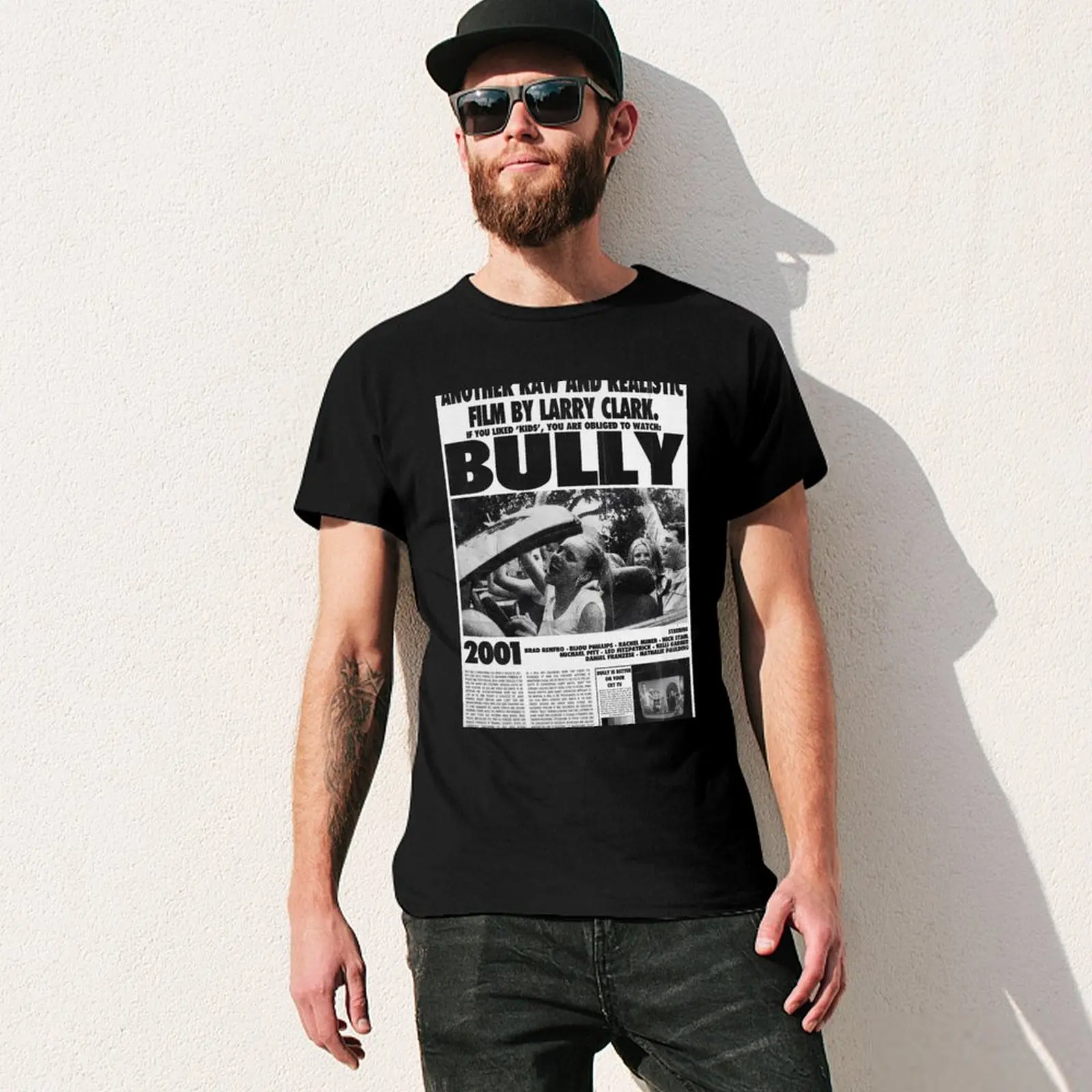 Фото Постер к фильму BULLY от wonda design. Базовая однотонная футболка с короткими рукавами. №3