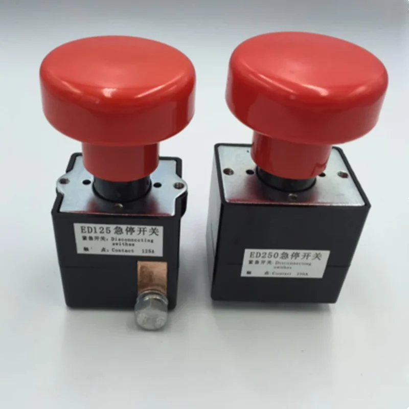 

ZJK125 ( ED125 ) ZJK250 ( ED250 ) Emergency disconnecting switch push button switch 125A 250A for car automobile vehicle