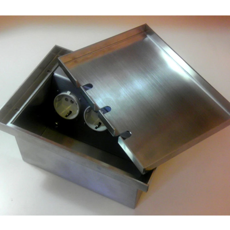 

Stainless steel invisible floor socket power socket embedded socket with 2plug, rj45, USB, internet...data port
