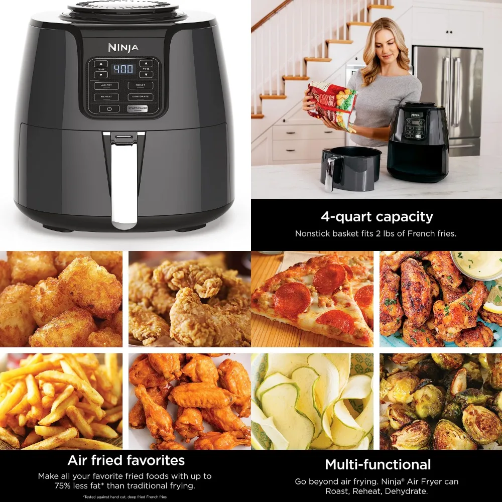 

Фритюрница dutrious AF101, жаростойкая, восстанавливаемая и дегидрационная, для быстрого и легкого приготовления пищи, объем 4 кварты, высокая емкость