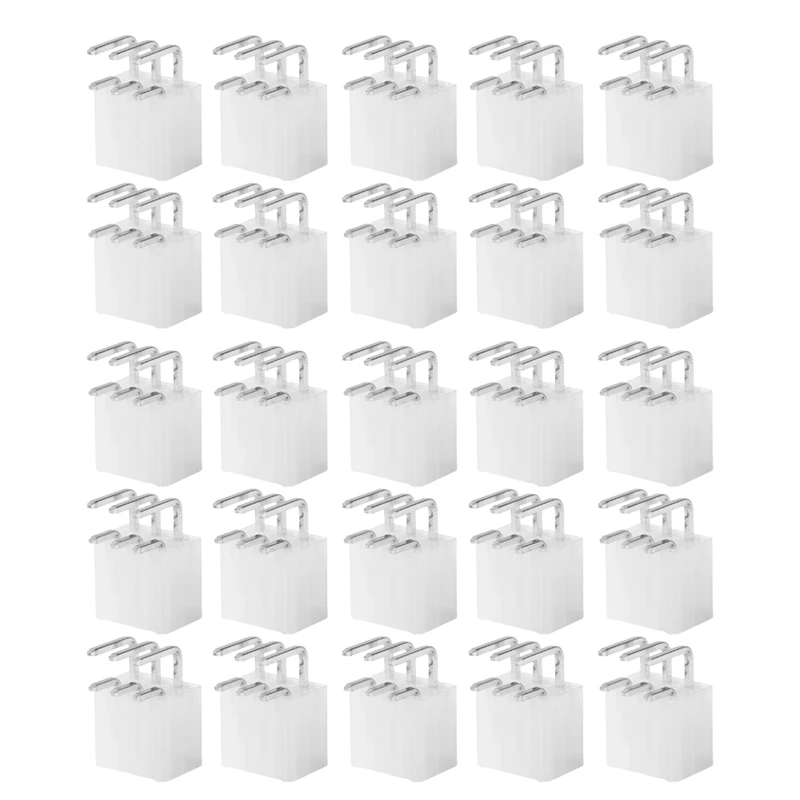 

150Pcs 4.2Mm 6Pin Female Socket Curved Needle 2X3P Elbow Connector Pcie Power Connector For Computer Atx Graphics Card