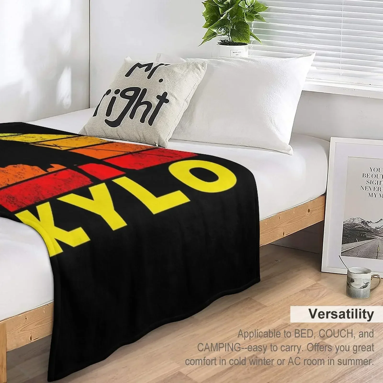 Новое желтое одеяло KYLO в стиле ретро том 1 милое клетчатое для дивана тонкие