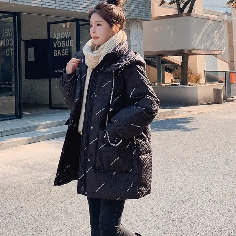 New Winter Women's Cold Coat Parkas Super Hot Coats Hooded Cotton Padded Jacket Jackets Womens Winter Clothing Fashion