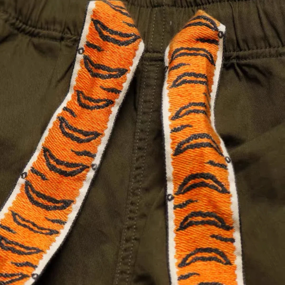 24ss High Street KAPITAL винтажные повседневные шорты с тигровым узором и эластичным