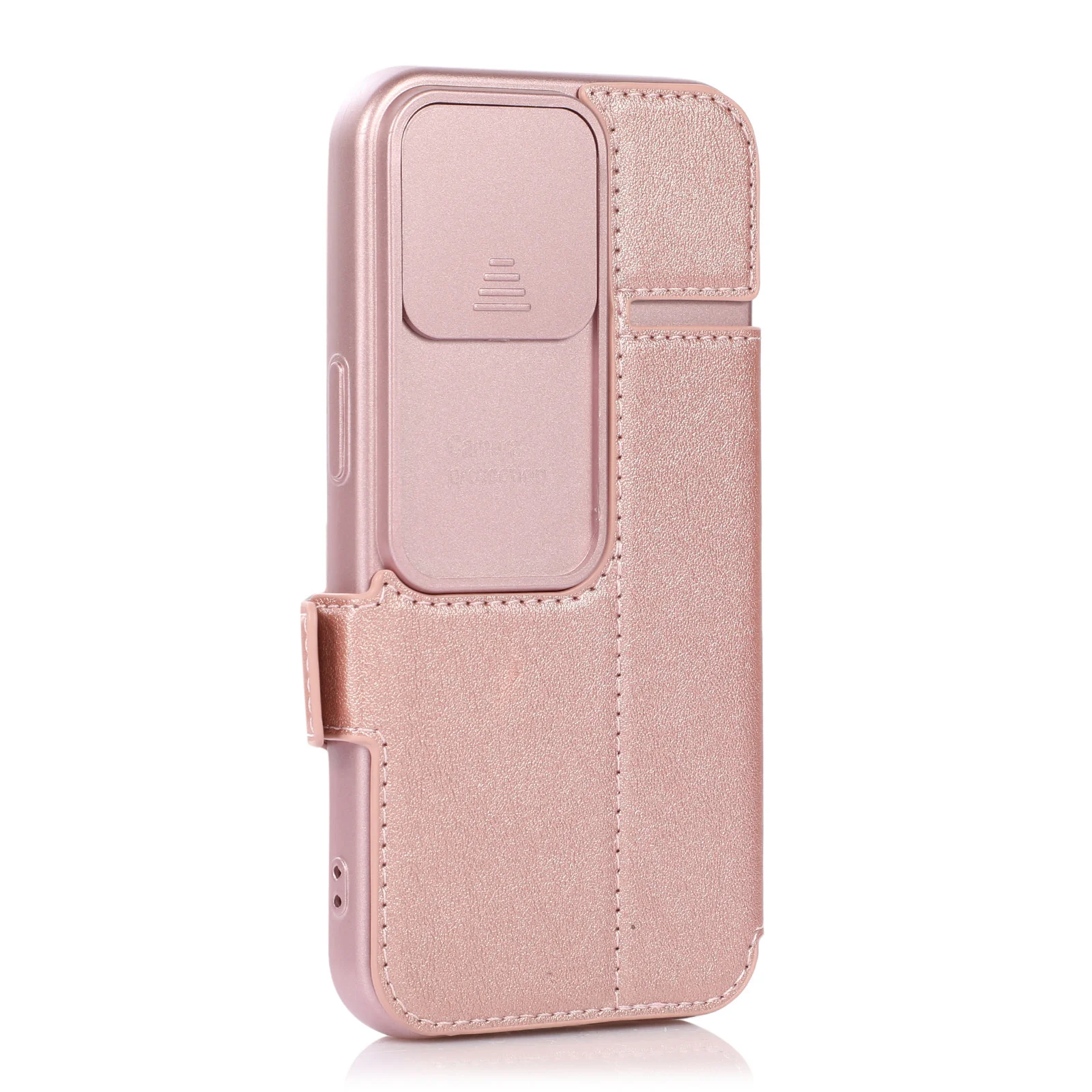 Phone Wallet Leather Case For Apple iPhone 13 12 Mini SE 11 Pro 7 8 6 6s Plus X Xs Max Xr Card Slot Back Cover Slide Camera Lens images - 6