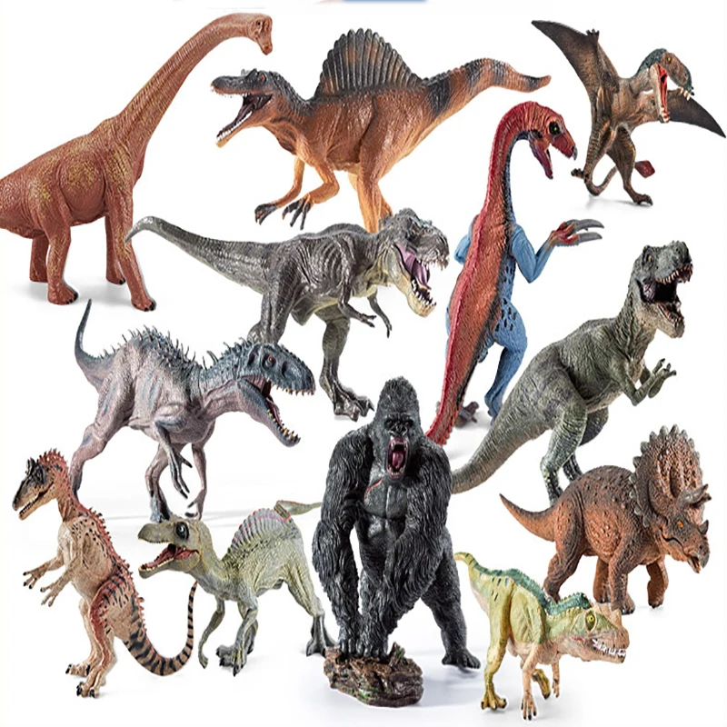 

Large Dinosaur World Simulation 26 Kinds Of Action Animals Figures Tyrannosaurus Solid PVC Dinosaur Model Toy Gift for Kids