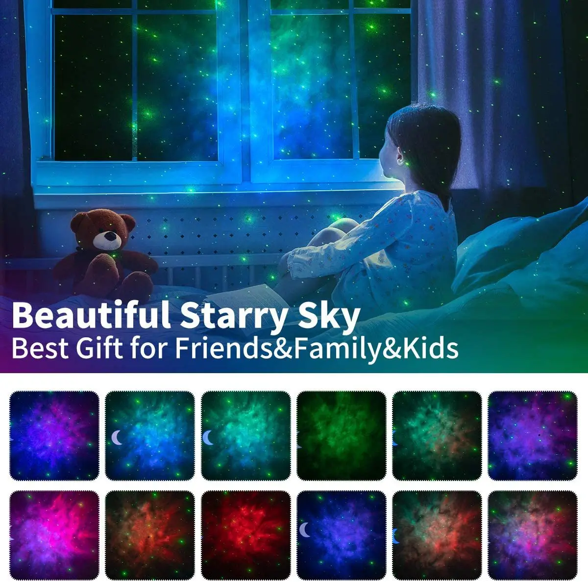 Starry Sky Projector Blueteeth USB Control Music Player Desk Home Projection Lamp Wedding Gifts for Guests Projector Moon Lights enlarge
